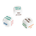 English Drinking Wine Mora Dice Games Adult Gambling bar Party Pub Lovers Drink Decider Dice Toys