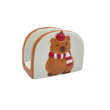 Christmas Style Capybara Napkin Stand