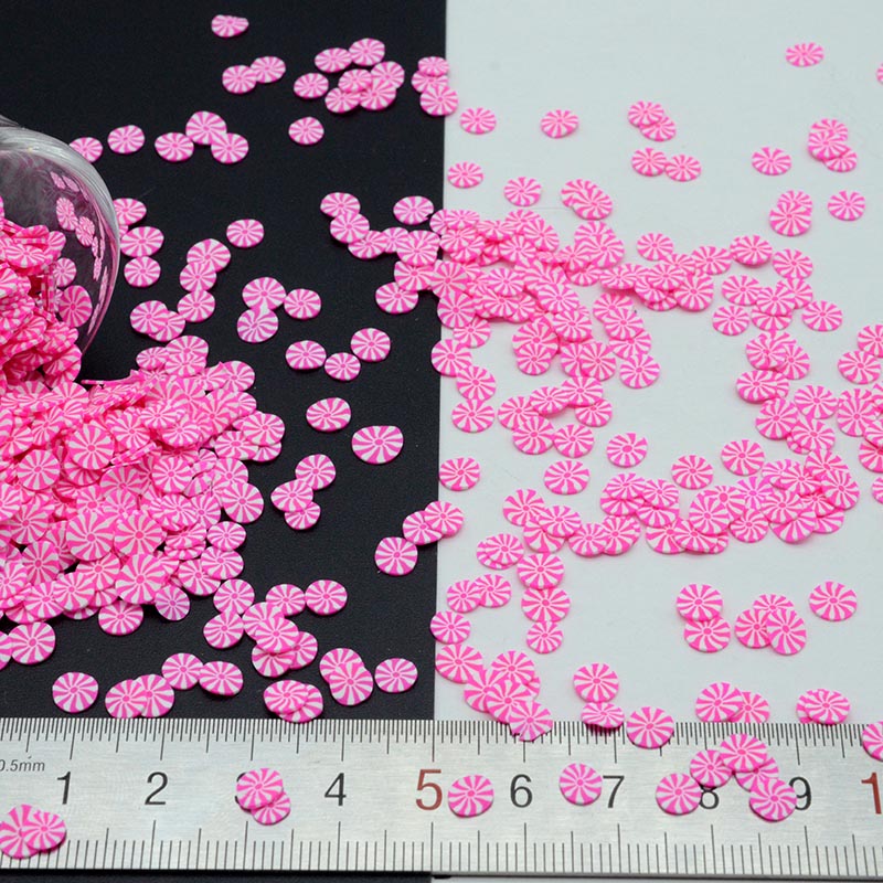 100g/lot Polymer Clay Candy Sprinkles Lovely confetti for Crafts Making, DIY Confetti