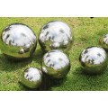 304 stainless steel gray hollow balls bright millor home deco ball Metal Building Materials no slide ball