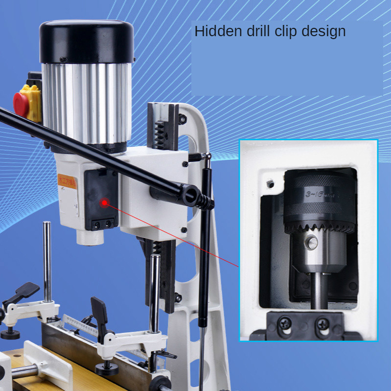 LIVTER 1500W Tenon Machine Household Multi-Function Woodworking Square Hole Opening Drilling Machine Wood Mortise Machine