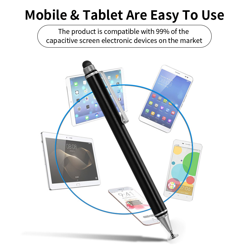 Universal 2in1 Stylus Pen Laptop Tablet Pen Smart Phone Pen Touched Screen Pen For Xiaomi Huawei Samsung Tablet Drawing Pencil