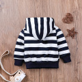 Carter's Kurtka Dziewczynka Girls Coat Girls Jackets Kids Coat Veste Enfant Striped Long Sleeve Zip Jacket zipper shirt with