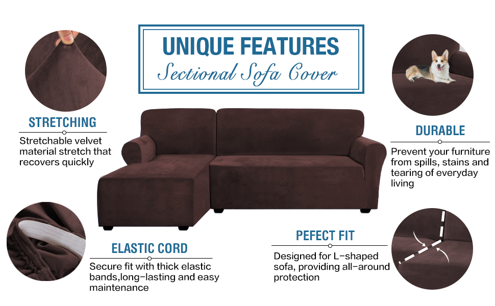 L Shape Customized Sofa Covers