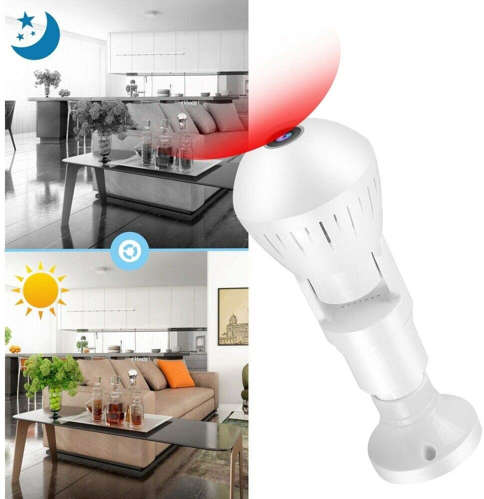 1080P 360 Security wifi Camera Lamp Panoramic Bulb IP CCTV Video Surveillance Fisheye HD Night Vision Two Way Audio CCTV Camera