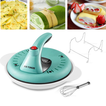 New Automatic Nonstick Crepe Makers 24cm Pancake machine home electric baking pan with Metal stent with support 220V