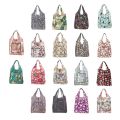 Premium Quality Foldable Handy Printing Reusable Tote Pouch Recycle Storage Handbags Organizer Shopping Bags
