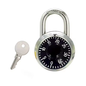 Rotary Turntable Lock Round Dial Number Combination Padlock