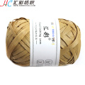 HUICAI RAFFIA yarn hand knitting DIY beach caps bags yarn 40g/piece about 80m susmmer 100%plant fiber yarn made in China