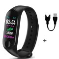 M3plus smart bracelet heart rate pedometer call reminder message push Neutral Silica gel Waterproof Sleep monitoring