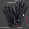 Outdoor Bike Cycling Gloves Unisex Touchscreen Winter Warm Skiing Riding Gloves Waterproof Wind Proof Full Finger MTB Gloves