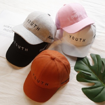 Baby Baseball Cap Letter Youth Embroidered Hip-Hop Children Summer Hat Kids Sun caps