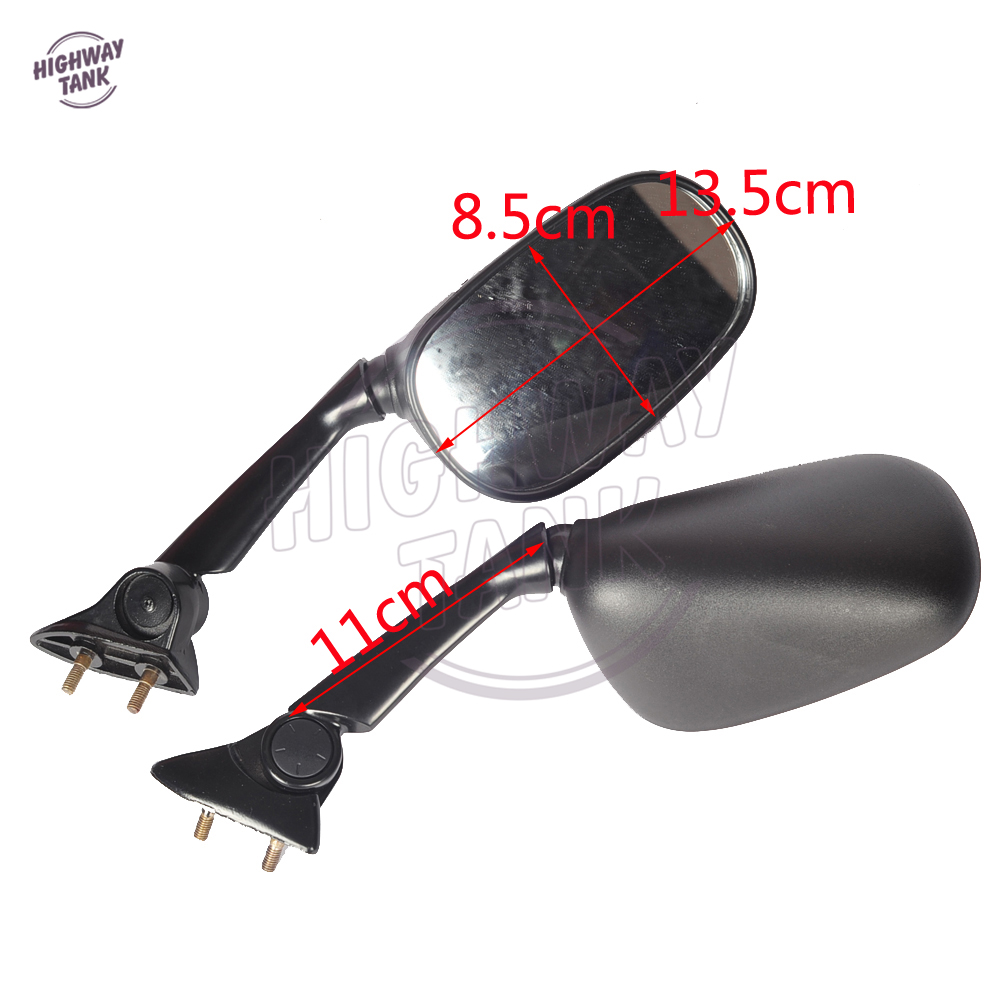 ABS Black Motorcycle Left Right Rear View Mirror Case for YAMAHA YZF R6 YZF-R6 2008-2014