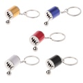 5 Colors Manual Transmission Gear Lever Keychain Gearbox Shift Lever Key Holder