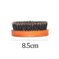 Men Boar Bristle Beard Mustache Combs Hair Brush Wood Handle Boar Mustache Styling Detangling Straightening For Beard Combs