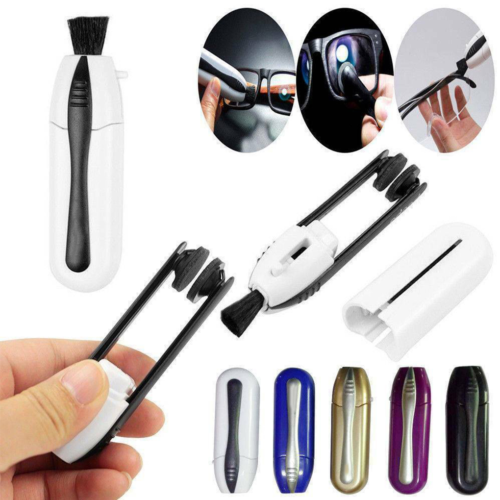 Fashion Glasses Cleaner Best Eyeglass Sunglass Eyewear Clean Brush Maintenance Vision Care Professional Clean Glasses Tool