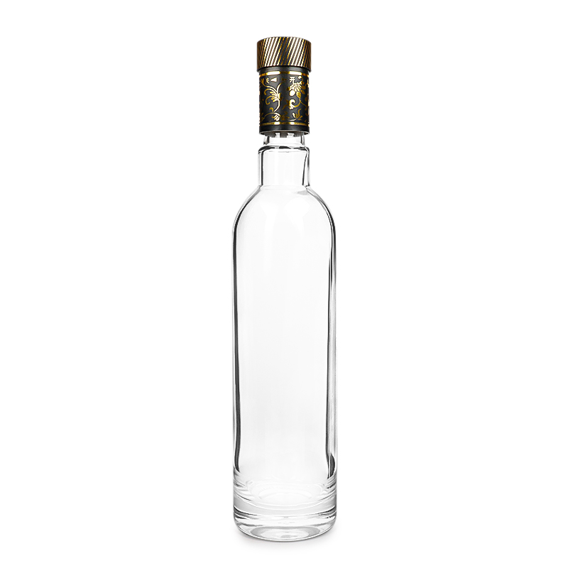 Oem 500ml Flint Glass Gin Liquor Spirit Bottles Jpg