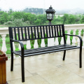 Courtyard Iron Lounge Chair Outdoor Balcony Chair, Double Chair, Park Back Chair Leisure Bench
