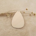 Unfinished Waterdrop Shapes Plywood Blank Wood Cutouts Crafts For Earrings Jewelry DIY Project