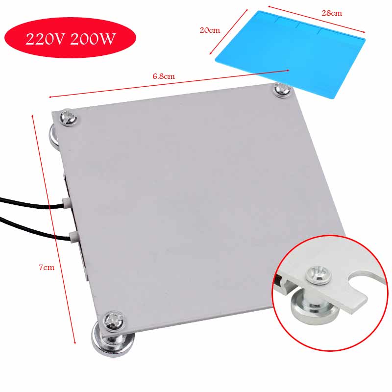 Led lamp bead desoldering station Preheating plate for heating plate LCD lamp strip desoldering BGA chip repair thermostat heat