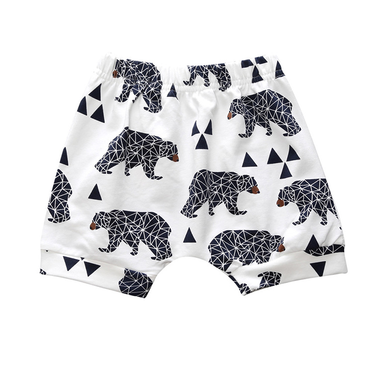 Summer Children's Clothing Girls Boys Shorts Toddler Print Cotton Baby Kids Clothes Shorts Bloomers Bottom Pants