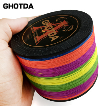 GHOTDA Fishing Line 1000M 500M 300M 100M 12 Strands 9 Strands Braided Fishing Line Multifilament PE Line