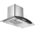 220V Range Hood Top Suction 150-200W Remove Oily Smoke Environmental Protection Tempered Glass Home Kitchen Lampblack Machine