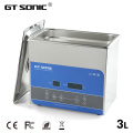 GTSONIC Digital Ultrasonic Cleaner Bath 3L 100W 99Min Timer Heating Degas Jewelry Glasses PCB Tools Automobile Metal Parts R3