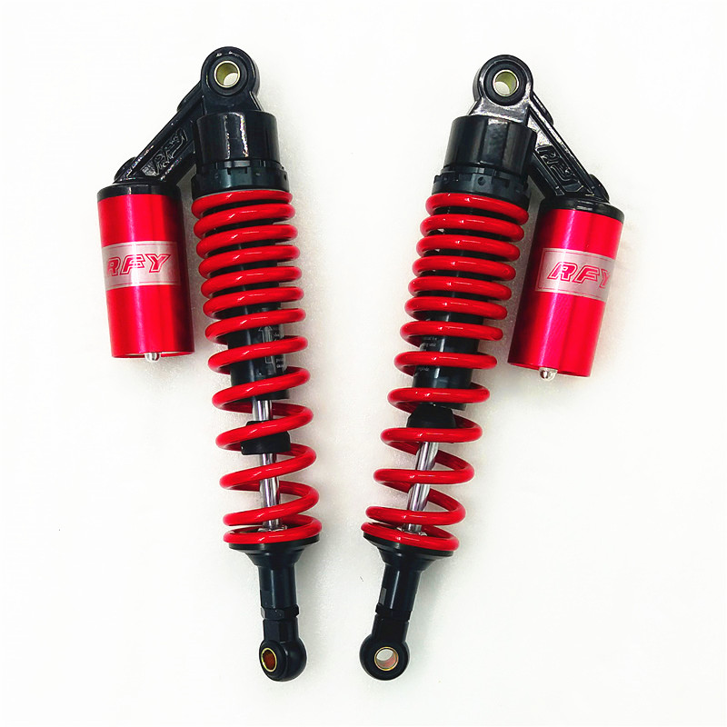 340MM 8mm spring Motorcyc Shock Absorbers for BMW V-MAX Bultaco Pursang 250 TRIUMPH HINCKLEY BONNEVILLE T/100 SE red