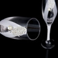 2019 New Wedding Glass To The Cup Korean Fashion One Leaf One Pearl Champagne Goblet Wedding Supplies High-end Wine Glasses