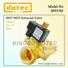 0955705 1-1/2" 2 Way Brass Normally Open Solenoid Valve