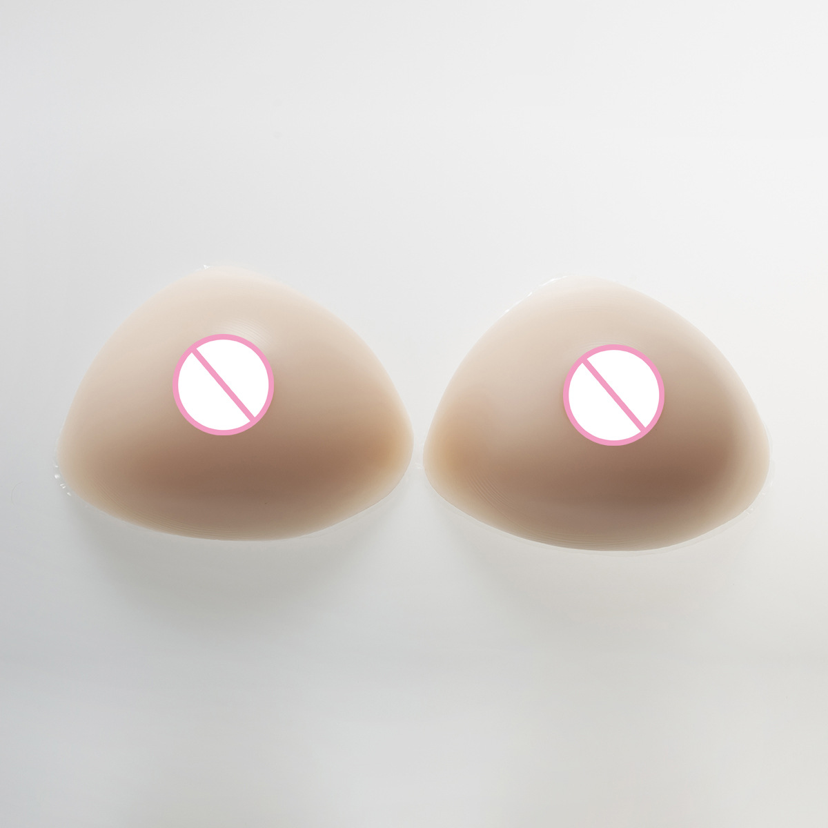 1pair Self Adhesive Fake Breast Women Mastectomy Postoperative Chest Beauty Enhancer Concave Surface Boobs Forms 1000g 1200g