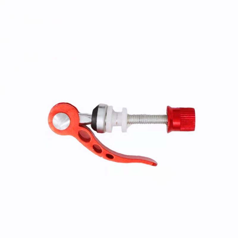 Bicycle folding seat quick release lever