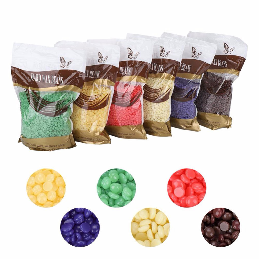 100g/bag Depilatory Wax Beans 10 Flavours Hard Wax Beans Pellet Waxing Bikini Leg Arm Armpit Hair Removal Beans