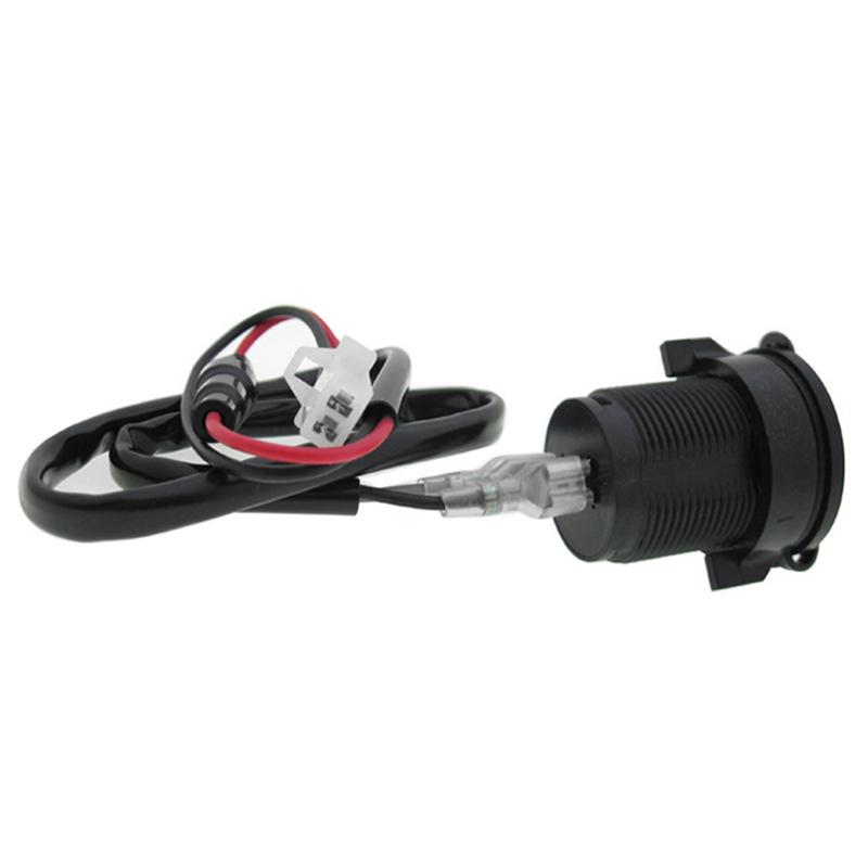 Car Charger With Cable Double USB Ports Modification Motorbike Scooter Car Modified Accessories Power Adapter Taking