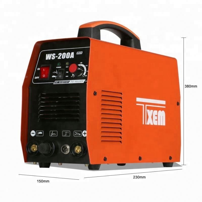 TIG-200A industrial inverter-based mma tig welder 200 am welding machine