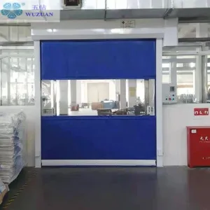 Exterior PVC Roll Up Shutter Door For Factory