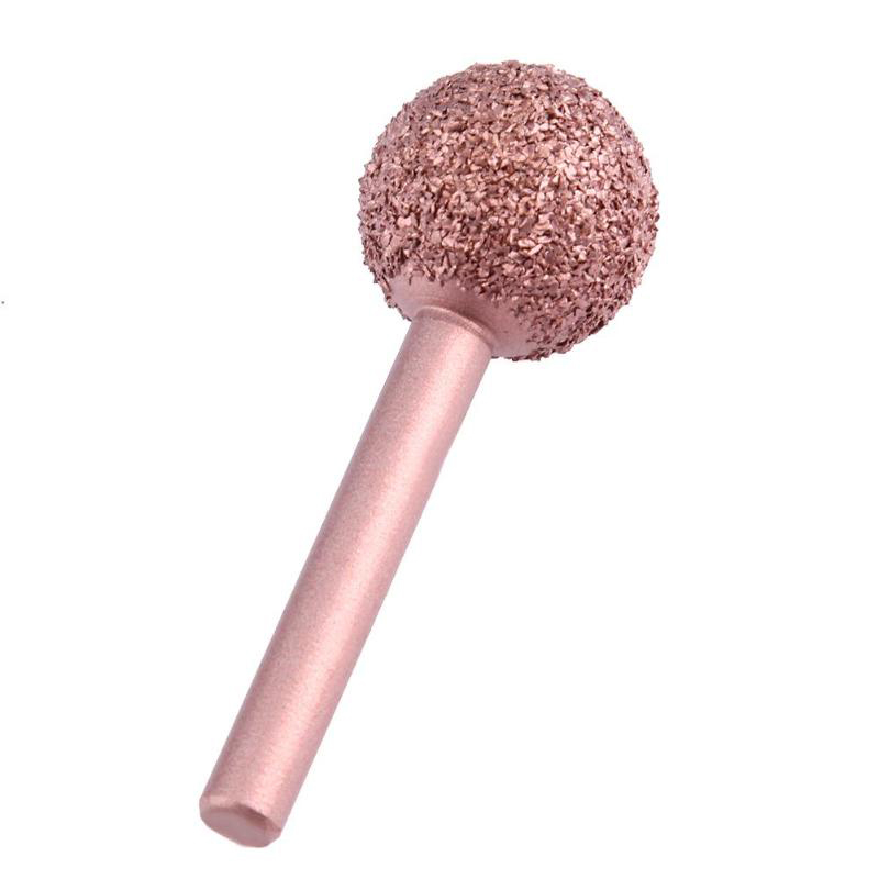 Car Tire Repair Grinding Head Coarse Grit Buffing Wheel With Linking Rod Tire Repair Tools 22Mm Ball With Round Rod CNIM Hot