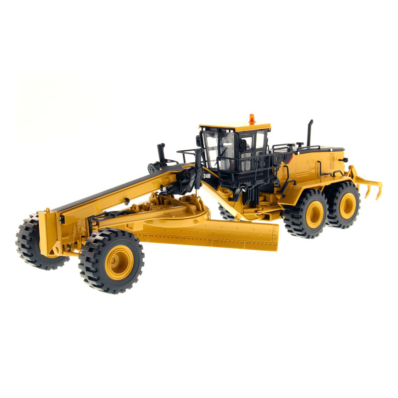 DM 1:50 Scale 24M Motor Grader Elite Series Engineering Machinery 85264C Diecast Toy Model for Fans Collection Decoration