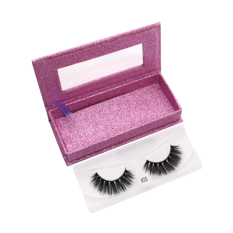 1 Pair Faux Mink Eyelashes Fluffy Volume False Lashes Reusable Natural Fake Eyelashes Extension Makeup 3D Mink Lashes Faux Cils