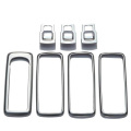 Chrome Car Door Window Switch Lift Button Cover Trim Frame for for Land Rover Discovery 4 LR4 Range Rover Sport L320 Accessories