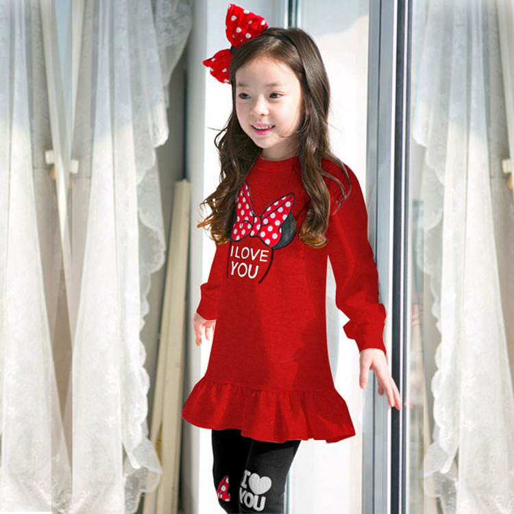 Girls Clothing Sets Spring Autumn Cotton Suit For Girl Shirt + Leggings 2 Pcs Kids Clothes Set Thanksgiving Outfits