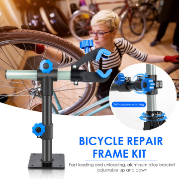 Bicycle Repair Frame Kit Practical Durable Bike Mending Set Adjustable Height Bicycle Maintenance Rack Diagnostic Tool