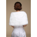 Wedding Bolero Outerwear Wedding Accessories Urged Wrap Bride Formal Winter Cape Bride Fur Shawl Wedding Jackets Wrap OJ00168