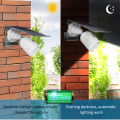 10 LED Solar Light Adjustable Lighting Angle 500lm Waterproof Lamp Spotlight With Three Modes For Outdoor Gardn Wall Yard
