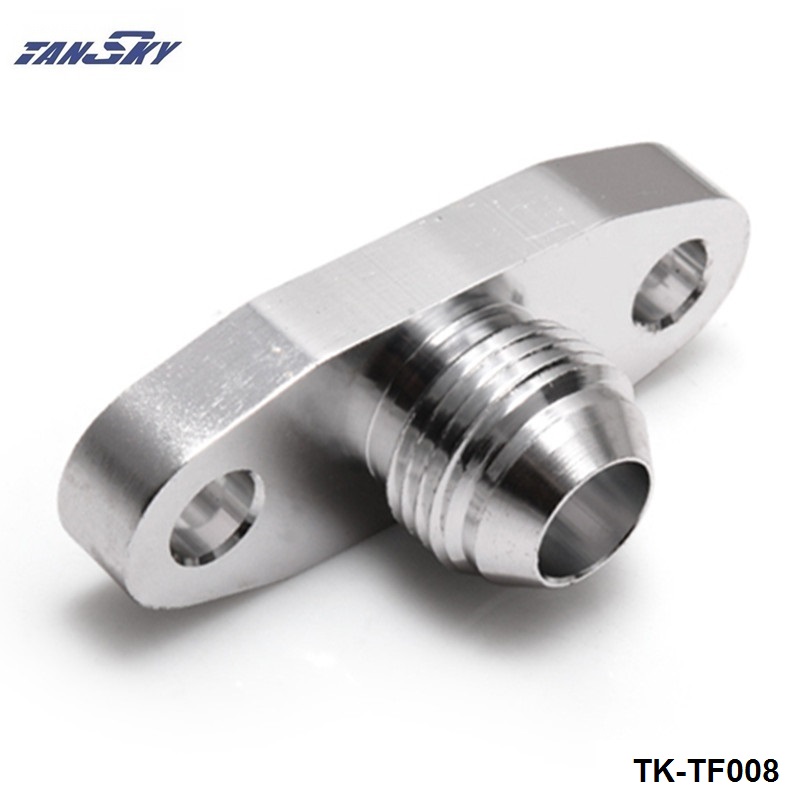 Billet Turbo Oil Drain Return Flange 10AN For Garrett GT28 GT30 GT35 (Turbocharge Hole Szie:38mm M8 ) TK-TF008