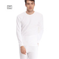 M-XXXL Winter Warm Men Long Johns100% cotton Men undershirt solid Long Johns long sleeve underwear shirts Plus Size