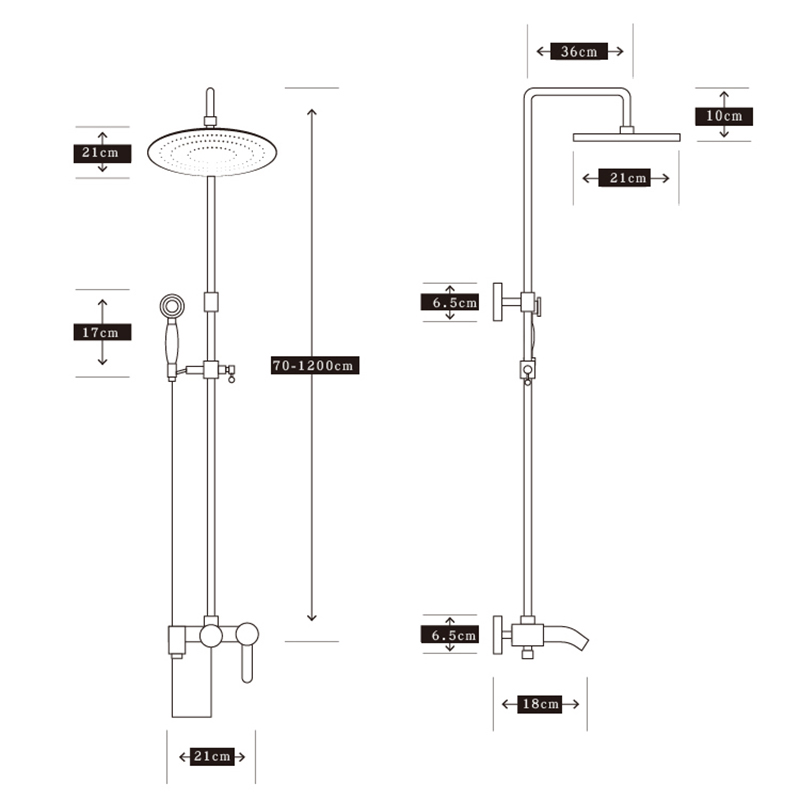 Onyzpily Brushed Gold Bathroom Shower Faucet Rain Shower Bathtub Mixer Tap With Hand Shower Bath Shower Water Mixer shower taps