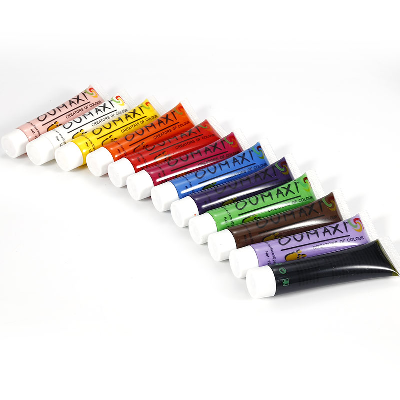 12 Color 3D Nail Art Paints Mix Color Drawing Painting Design UV Gel Acrylic Nail Art Tips Ingernail Decorations Nail Tool TSLM1