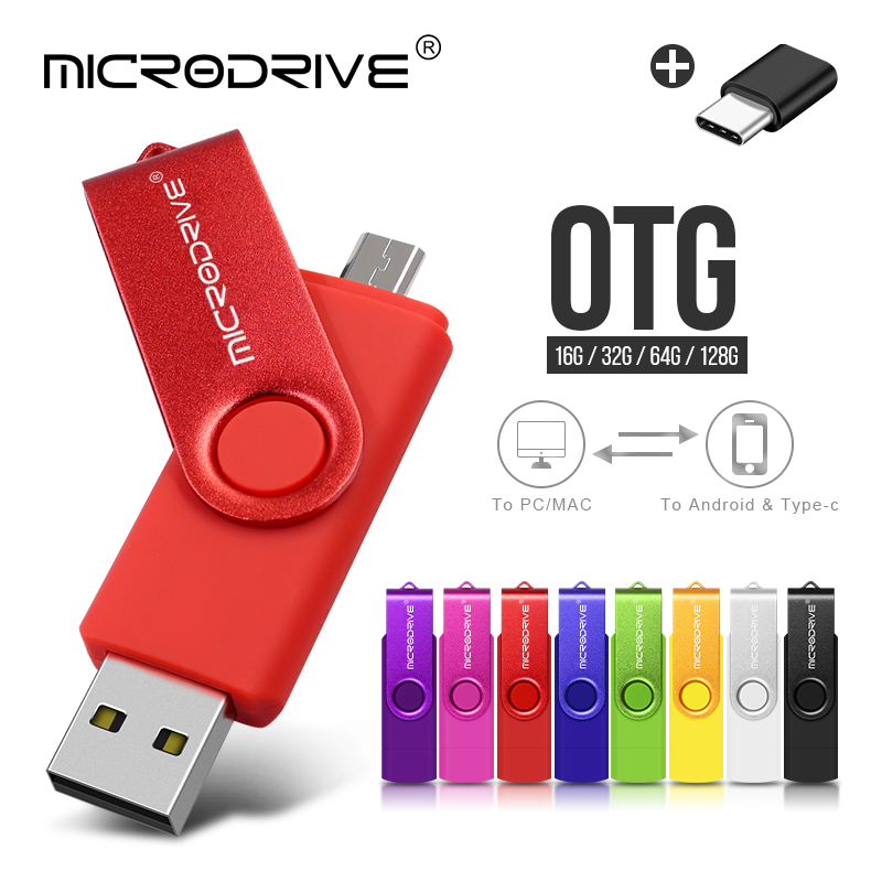 Smart OTG Type c pendrive 128GB 64GB memoria usb flash drive 32GB 16GB cle usb 2.0 Pen drive 8GB 4GB for phone flash usb stick